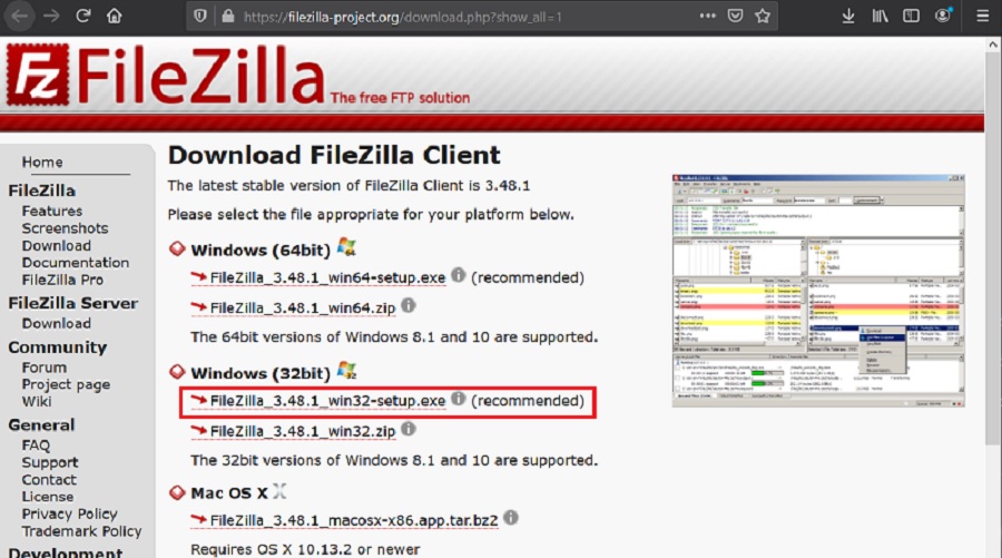 filezilla auto sync folder